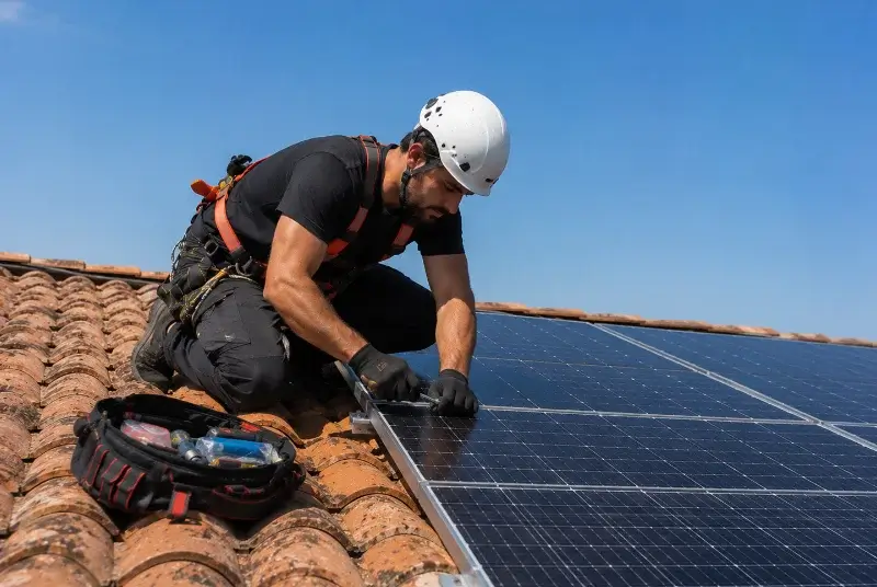 Maintenance et monitoring de panneaux solaires à Saint-Geniès-de-Varensal